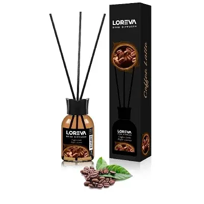 LOREVA 9100423 | Освежитель воздуха Кофе Латте 110 мл Бамбуковый спрей