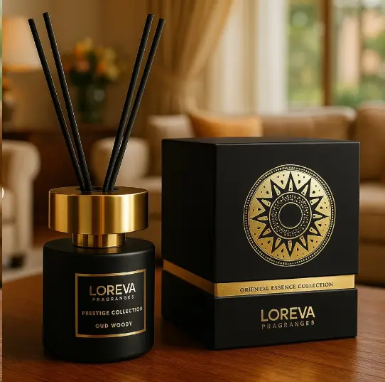 LOREVA 9310201 | Air Freshener Woody-Floral 120ml Prestige Collection Black