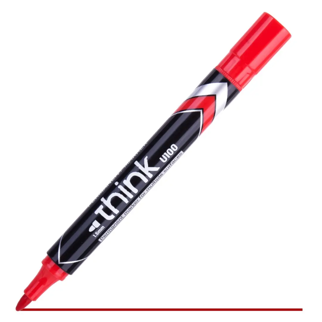 Deli U100 40 | Uzak möhletli Marker Gyzyl Uzak Ömürli Syý