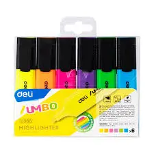 Deli U366-mt | Текстовыделитель, упаковка 6 шт.