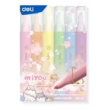 Deli U12-6C | Marker Toplumy 6 Reňk