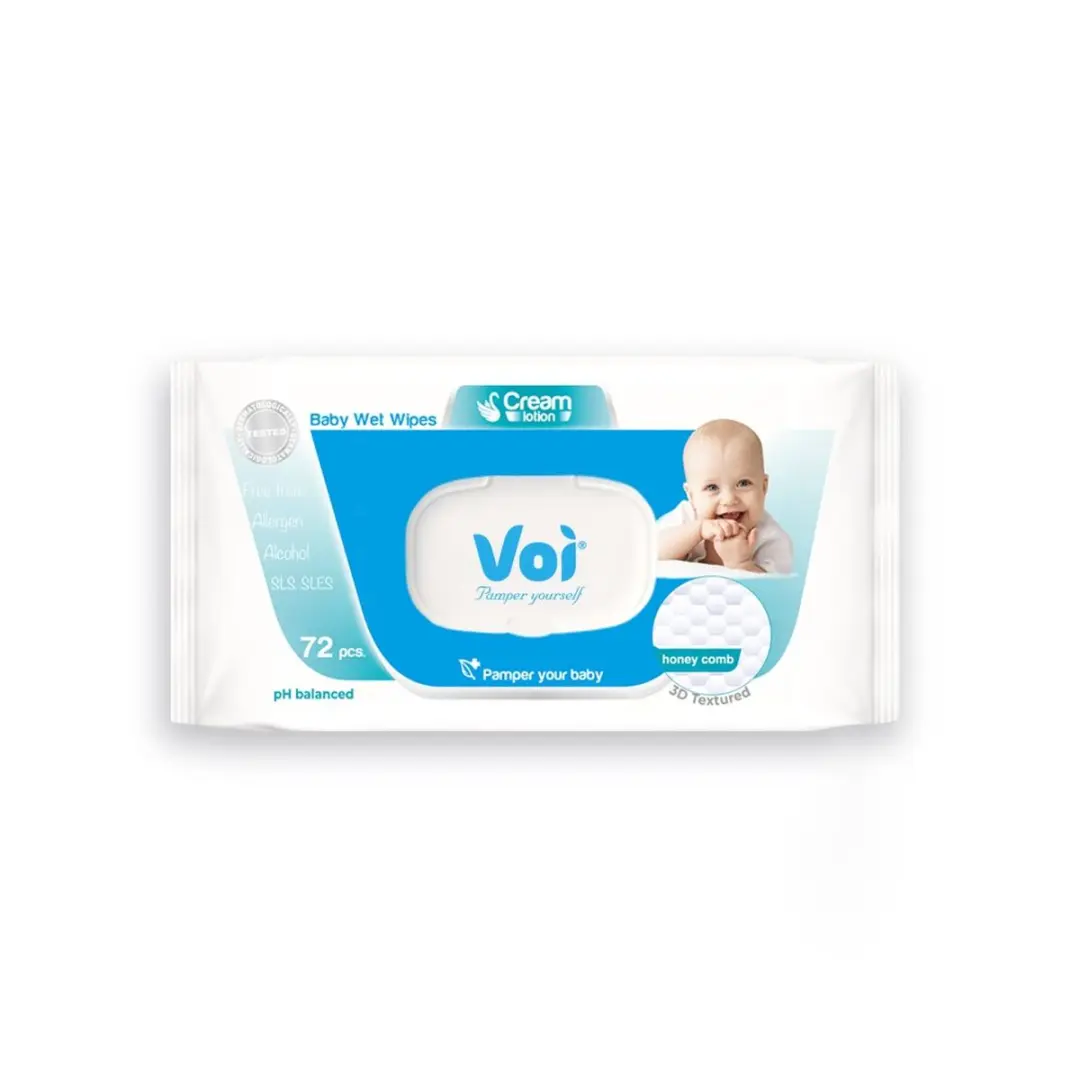 VOI SML-W002 | Влажные детские салфетки крем-лосьон 72 шт
