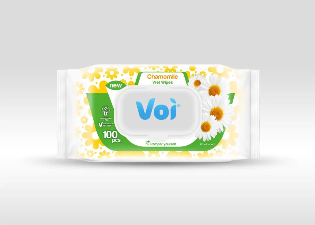VOI SML-W005 | Влажные салфетки Ромашка 100 шт