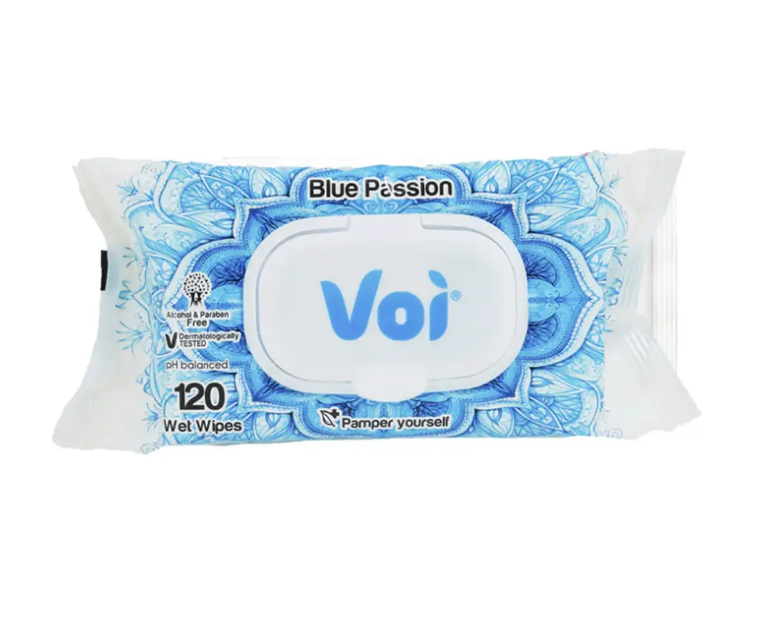 VOI SML-W011 | Çygly Salfetka Blue Passion 120 sany