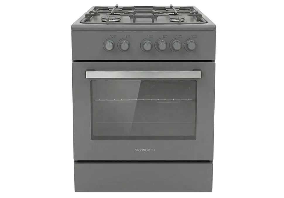 Skyworth 6642 | Gas Stove 4 Burners Grey