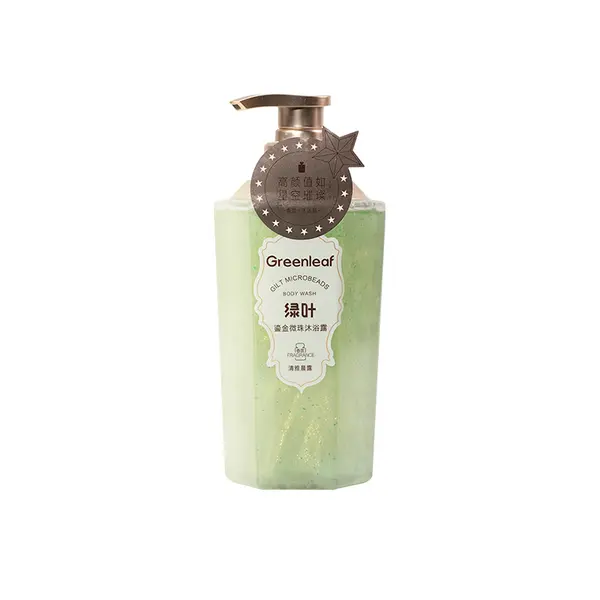 GREENLEAF CBA041 | Duşa üçin gel 500 ml altyn mikrotopjykly