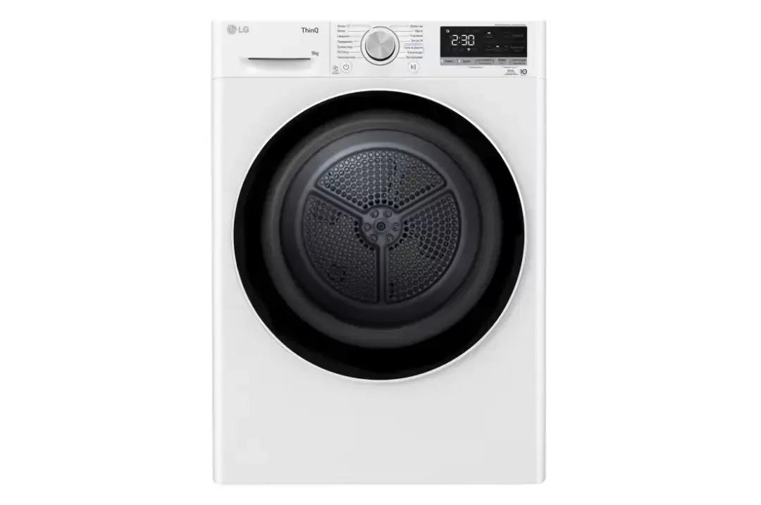LG DC90V5V0W | Guradyjy 9 kg DUAL Inverter Heat Pump