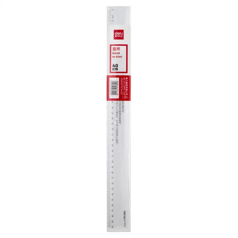 Deli 6240 | Çyzgyç 40 sm Plastmas