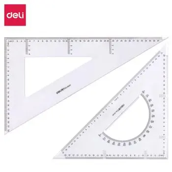 Deli No.6440 | Ruler Set 38cm 2 pcs