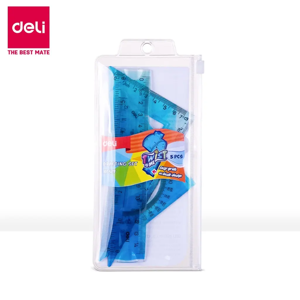 Deli H649 | Çyzgyçlar nabory 3 sany
