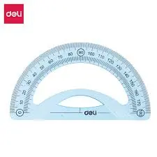Deli H16 | Protractor 180° Transparent Premium Plastic