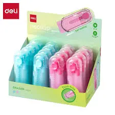 Deli NeonUp H327 | Ластик неоновый полимер для офиса и школы