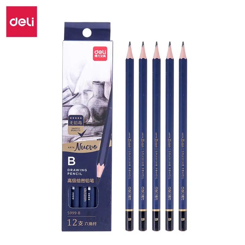 Deli S999 | Drawing Pencil High-Quality Graphite