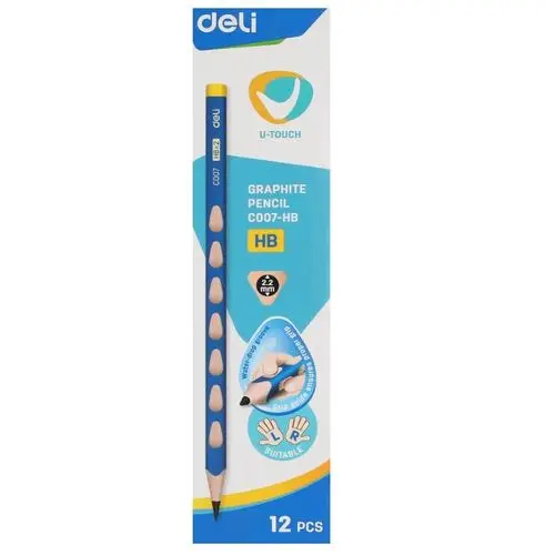 Deli C007-HB | Graphite Pencil HB Bulk Pack 12 pcs