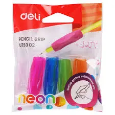 Deli U75002 Neon | Насадка на карандаш эргономичная