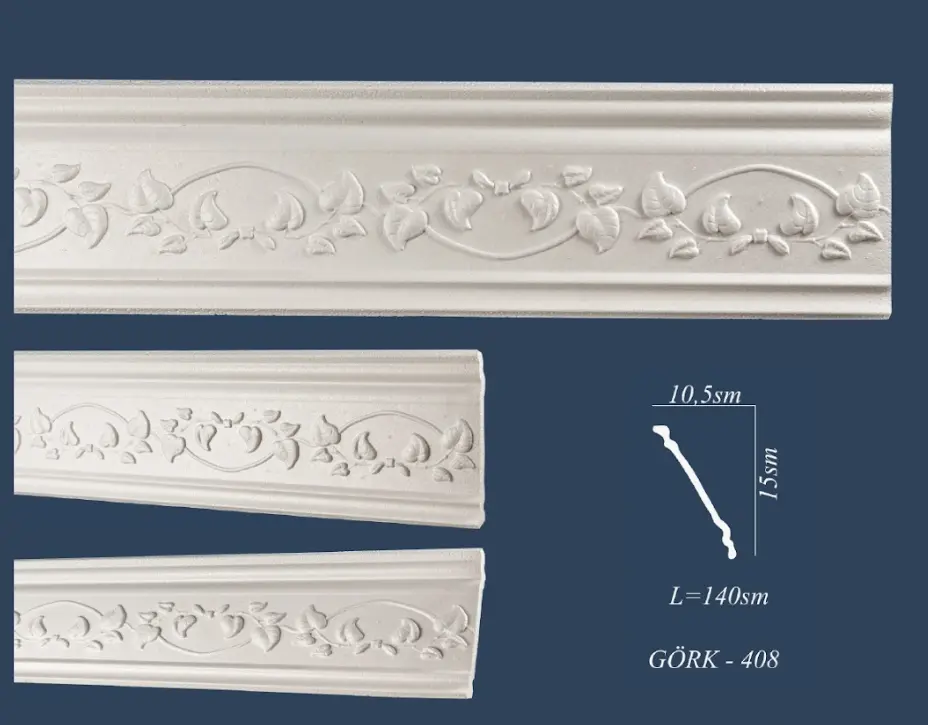 Gork-408 | Bezegli karniz 140x10.5 sm