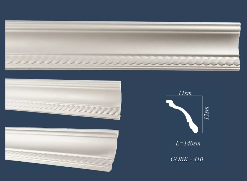 GORK-410 | Bezegli karniz 140x11 sm