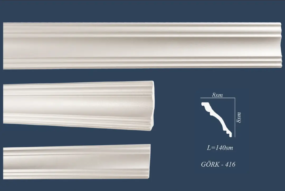 GORK-416 | Bezegli karniz 140x8 sm