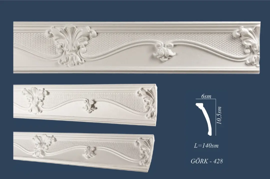 Ajayyp gork Gork-428 | Декоративный карниз 140x10,5 см