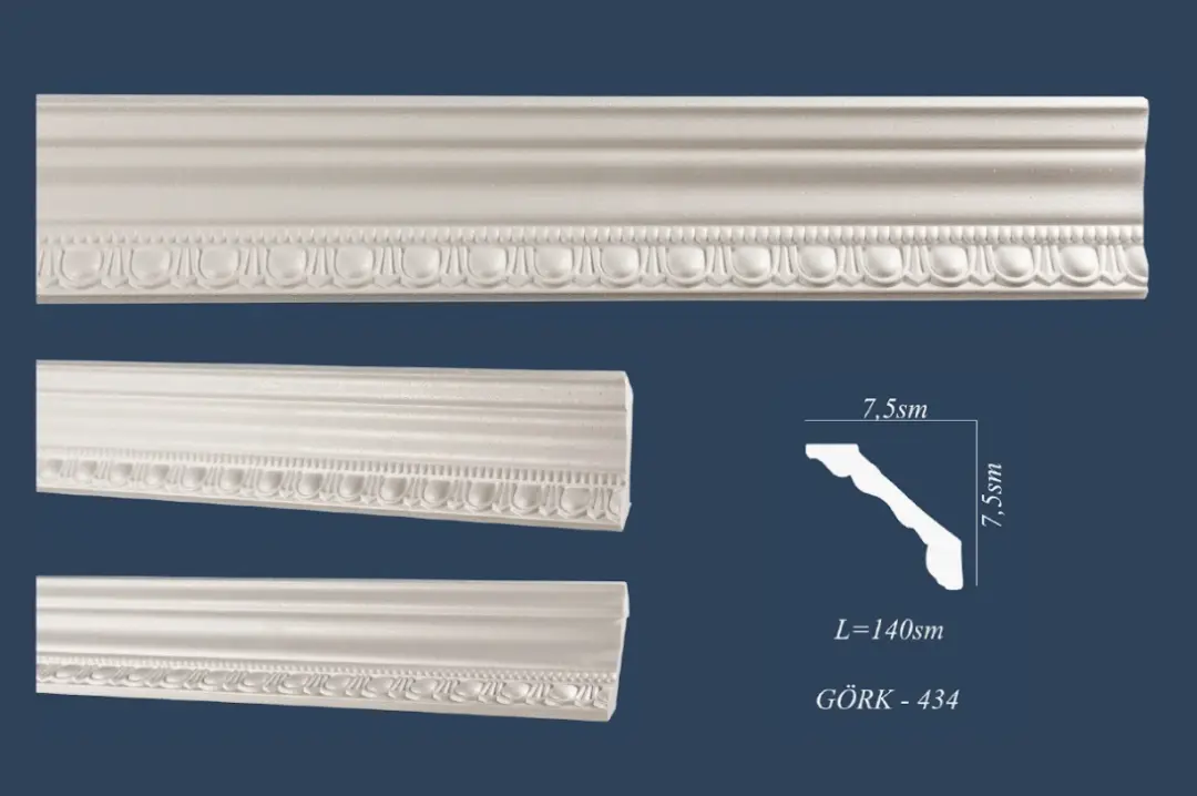 Ajayyp gork Gork-434 | Декоративный карниз 140x7.5x7.5 см