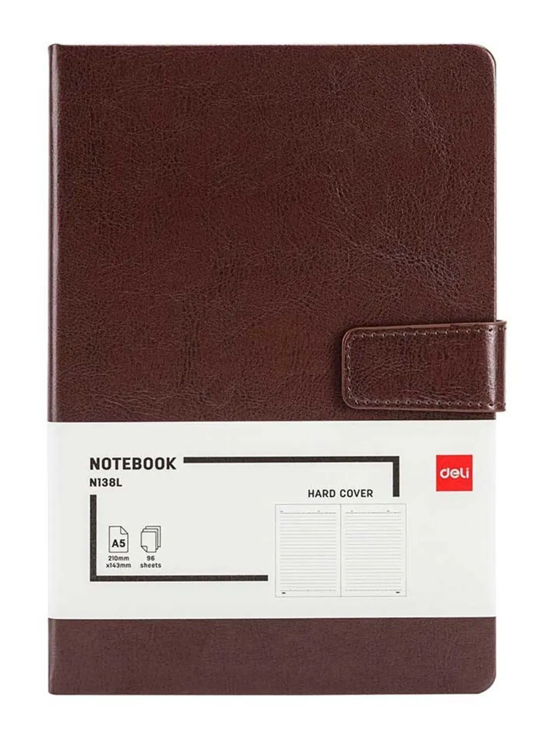 Deli N138L | Notebook A5 96 Sheets 80gsm