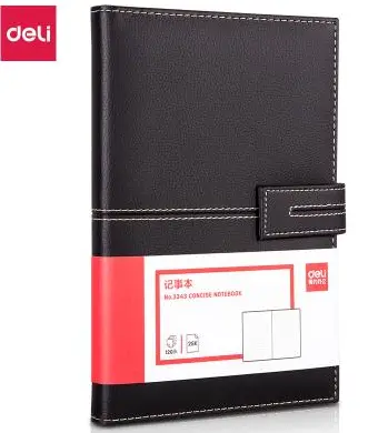 Deli N130G | Notebook Black Durable Cover