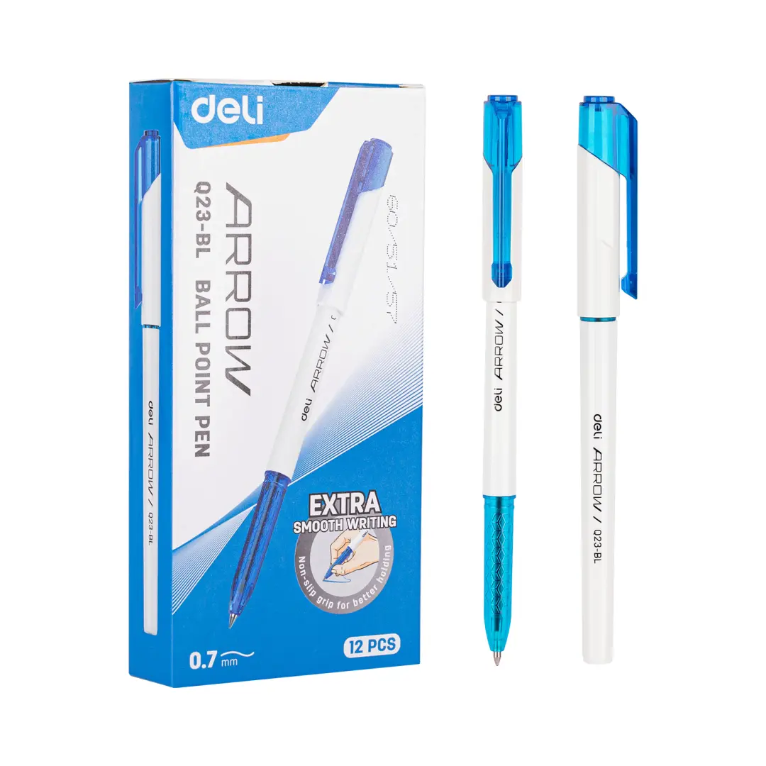 Deli Q23-BL | Şarik Ruçka 0.7mm Köp Bukja 12 sany