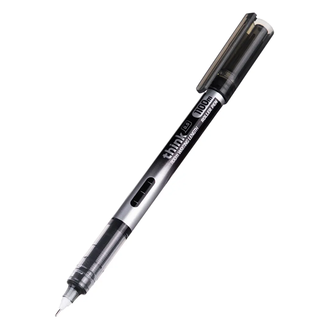 Deli Q300-BK | Roller Pen 0.5mm Precision Tip