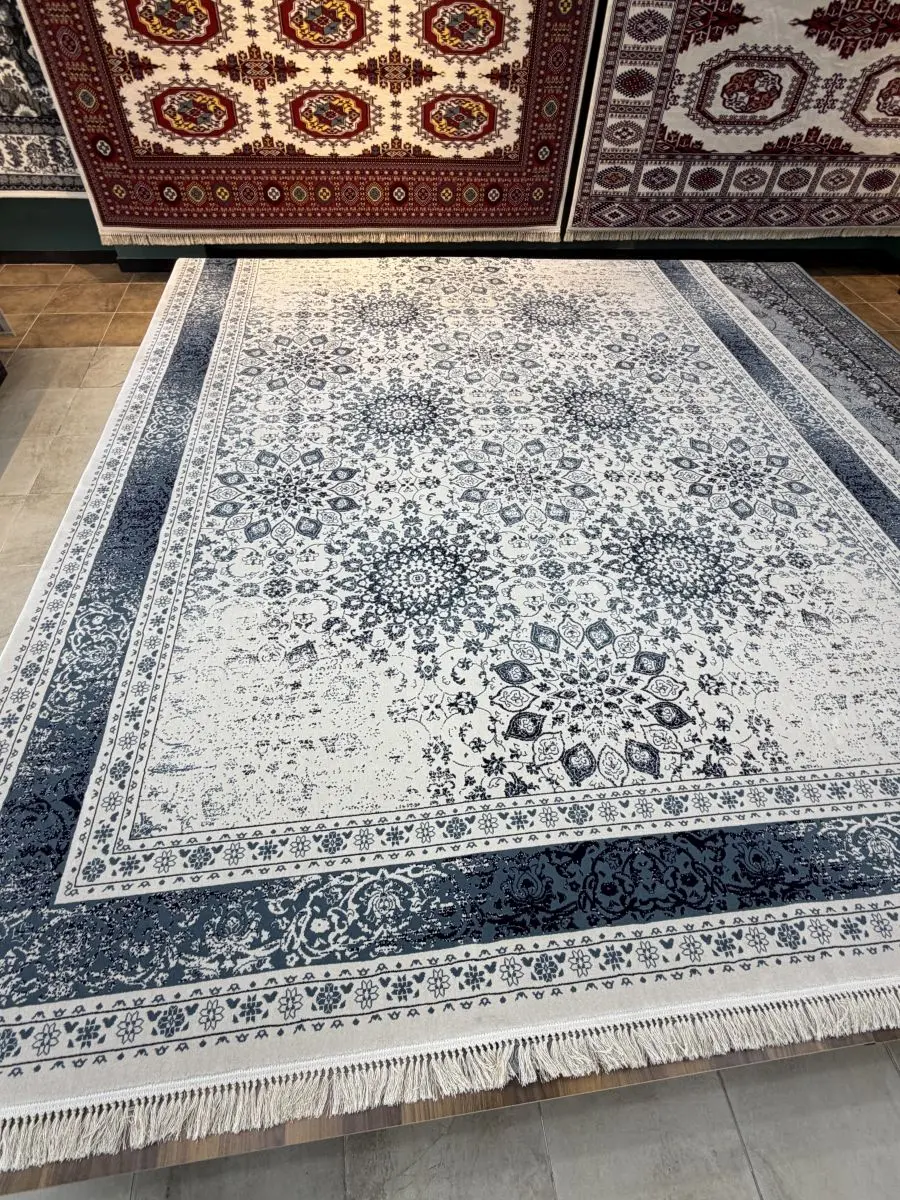 Abadan haly Nusay krem 3.5x3.5 | Carpet Large Size, Manufacturer Guarantee