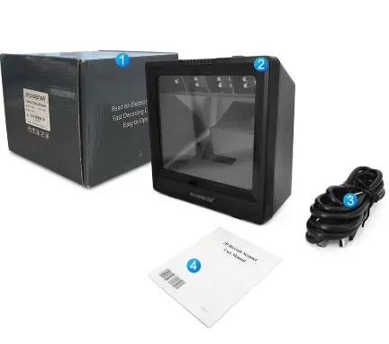 GTCODESTAR GT-9900A | Настольный сканер штрих-кодов, высокая скорость