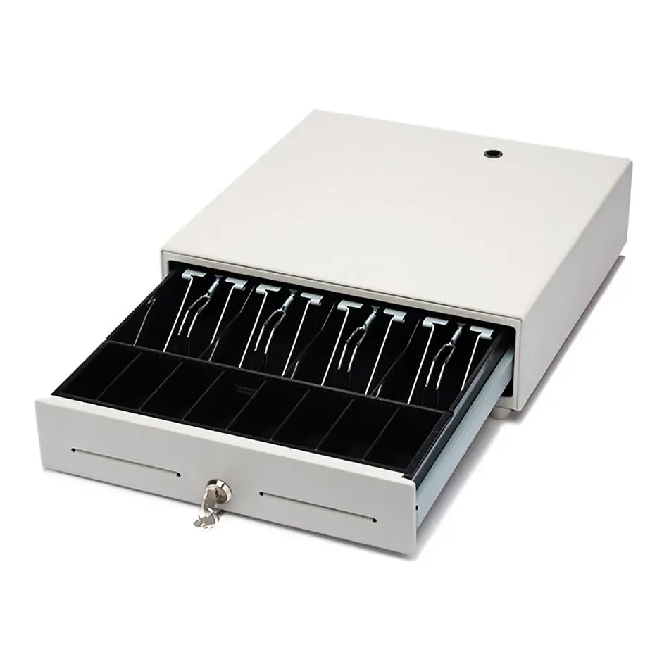 CASH BOX BN00000302 | Кассовый ящик белый металл