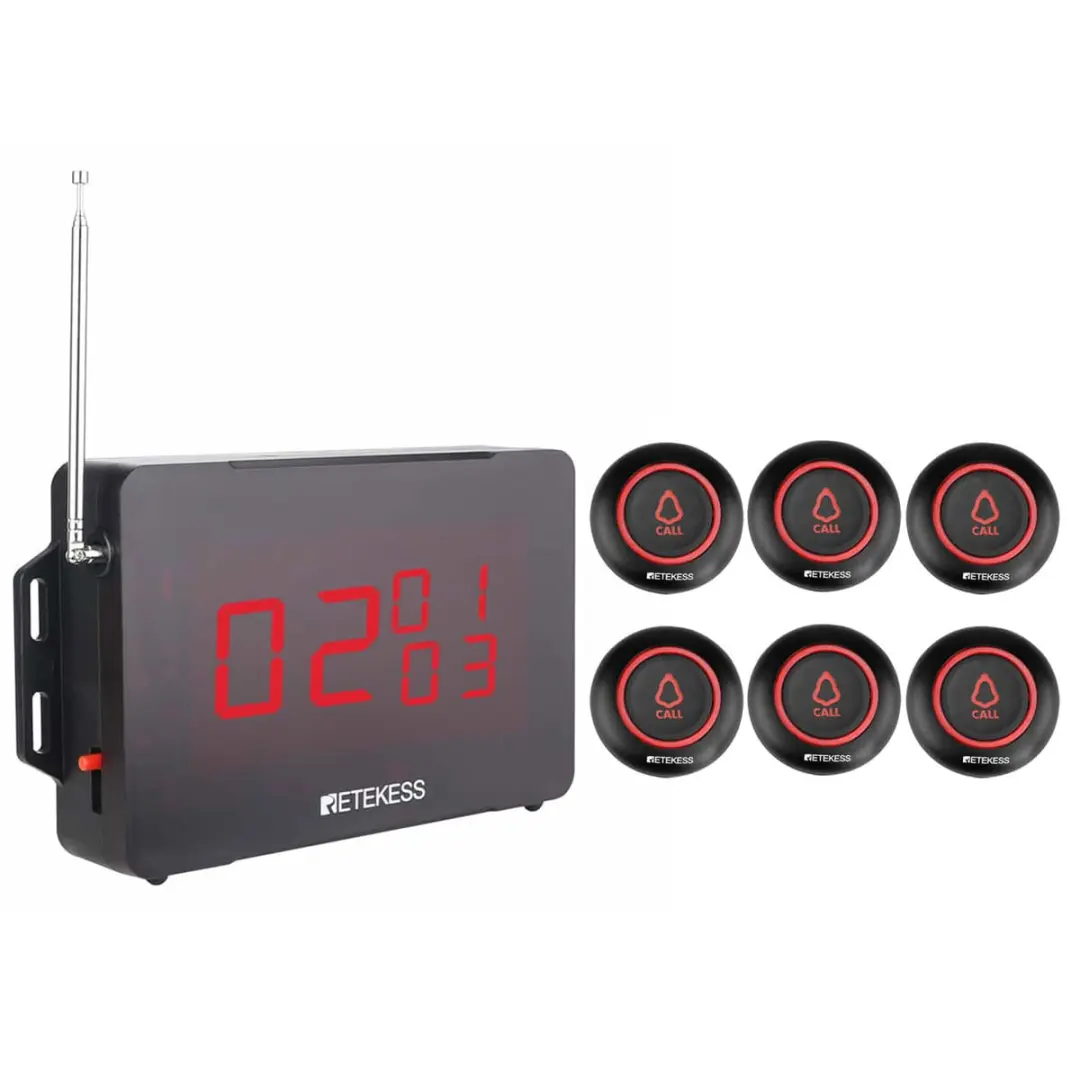 RETEKESS TD136 | LED дисплей-приемник ресторанная система вызова POS