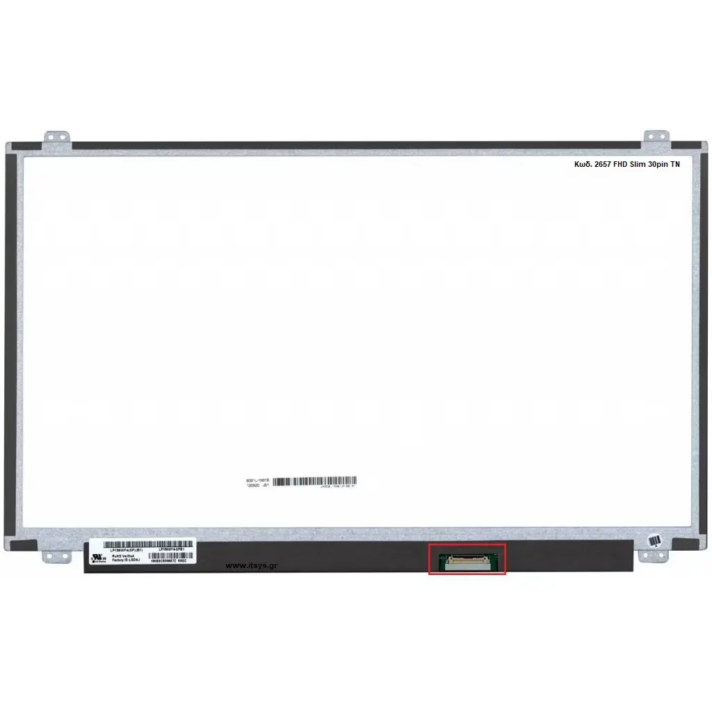 SCREEN NT156FHM(HGA)-N41 | LED noutbuk ekrany 15.6" Slim 30 Pin