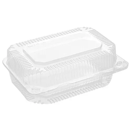 PET 1200 ml, 100 pcs, 230x143x65 mm | Lunch box with lid