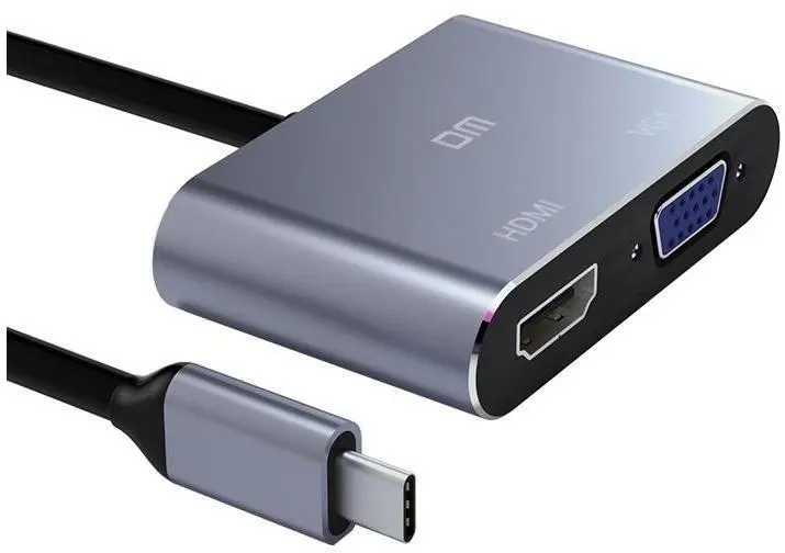 DM CHB016 | Type-C to HDMI/VGA Adapter