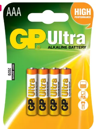 GP Ultra AAA 24AU-U4 | Алкалиновые батарейки