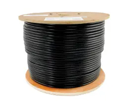 TENCIA CAT6 Outdoor Black 1 м | Медный кабель UTP