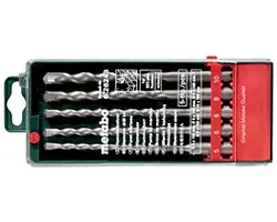Набор буров Metabo SDS-plus Classic 5 шт для бетона, кирпича, камня 626243000