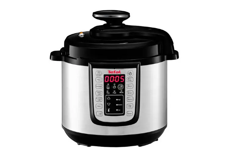 Мультиварка Tefal 1200 Вт, 5 л, нержавеющая сталь, 25 программ