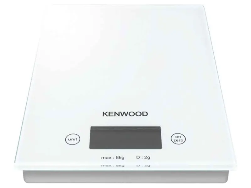 Кухонные весы Kenwood — электронные, предел взвешивания 8 кг, автоматическое отключение