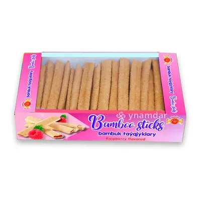 BALSEKER Bambuk taýajyklary (Malina) 250GR