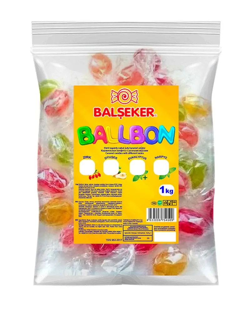 BALSEKER BALLBON Düşes Karamel 7 kg