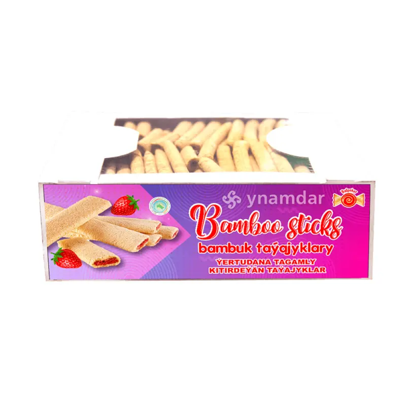 BALSEKER Bambuk Taýajyklary (Çilek) 900GR
