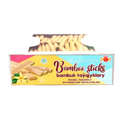 BALSEKER wanilli Bambuk taýajyklary, 4 kg gaplama