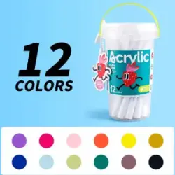 DK DK001-12 | Acrylic Markers Set 12 Colors