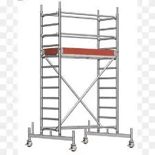 CÖMERT CB-00003182 | Rolling Mobile Scaffolding Aluminum 2x4=8 m