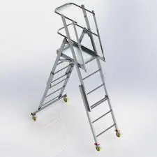 CÖMERT CB-00003184 | Aluminum Ladder 1.75 m Detachable Platform