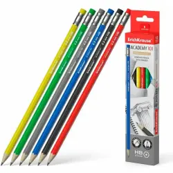 ErichKrause BK-00095489 | HB Hexagonal Pencil with Eraser
