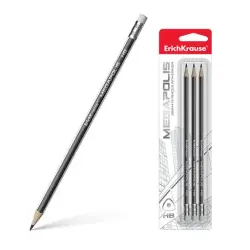 ErichKrause BK-00043419 | Graphite Pencil Triangular with Eraser HB
