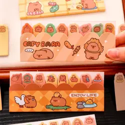 GSHS GSHS-2501 | Sticky Note Tabs Capybara Design